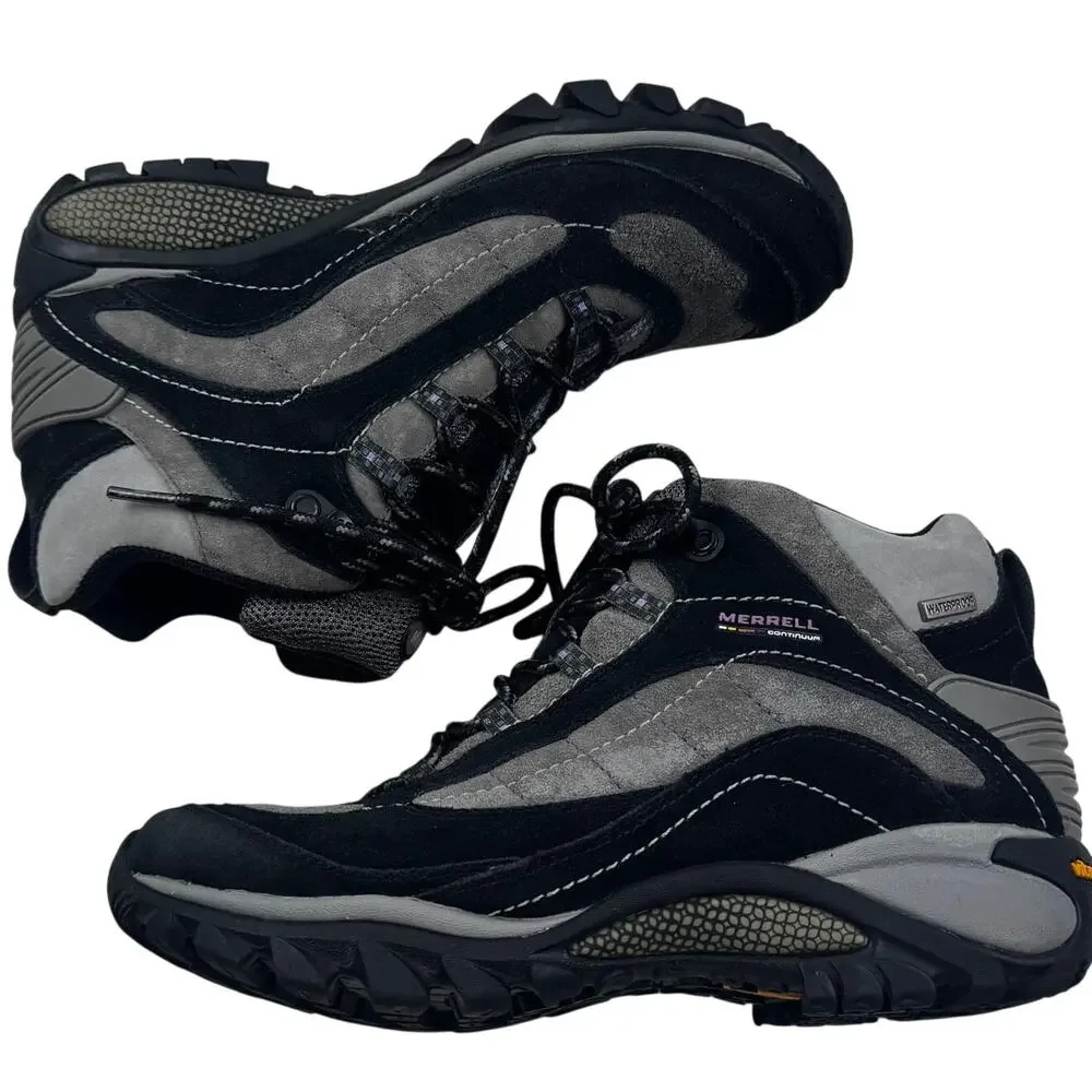 Merrell Siren Leather Waterproof Vibram Comfort Outdoor Hiking Boots Women's 7